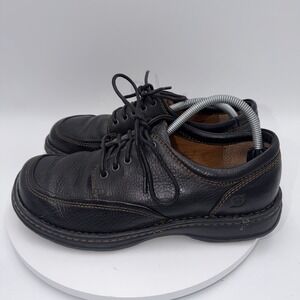 Born Shoes Mens Size 9.5 Black Leather Oxford Comfort Walking Casual Lace Up